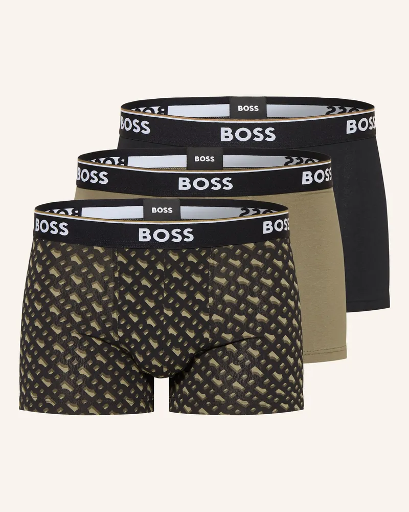 HUGO BOSS 3er-Pack Boxershorts POWER Schwarz