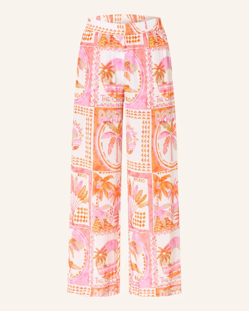 Emily van den Bergh Marlenehose orange Ecru