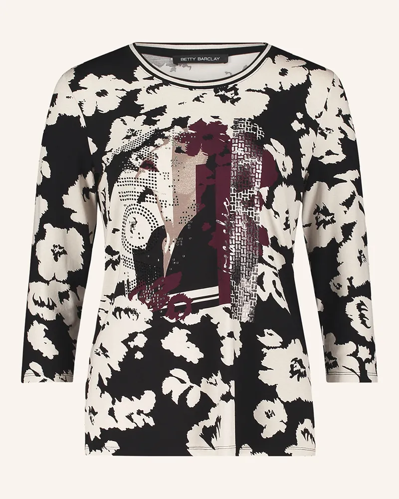 Betty Barclay Shirt Mit 3/4-Arm Und Schmucksteinen schwarz Schwarz