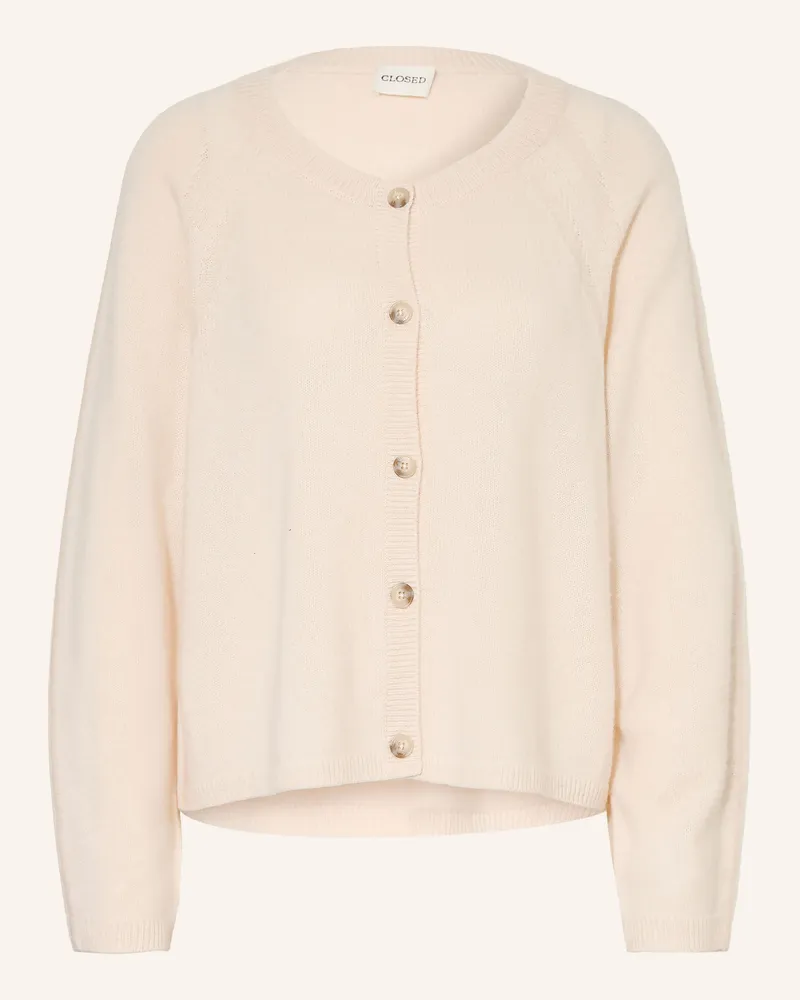 Closed Strickjacke weiss Creme