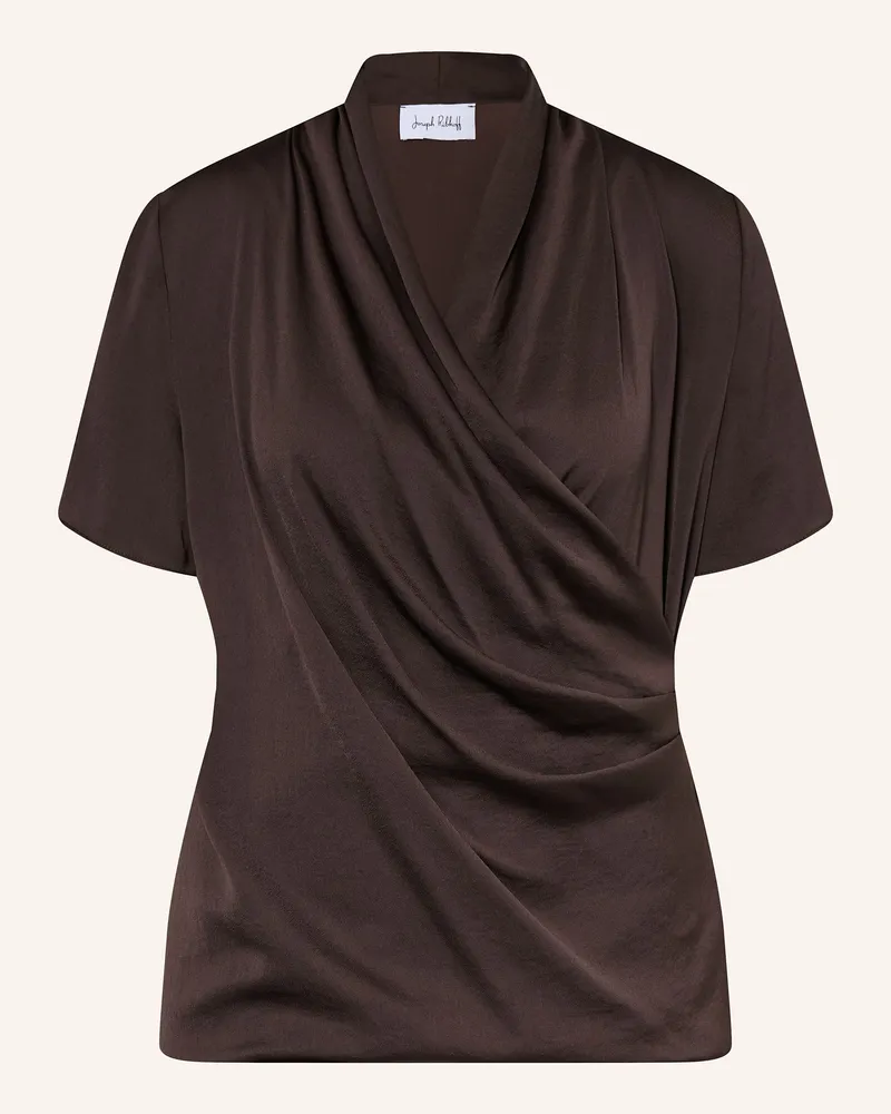 Joseph Ribkoff Blusenshirt im Materialmix Braun