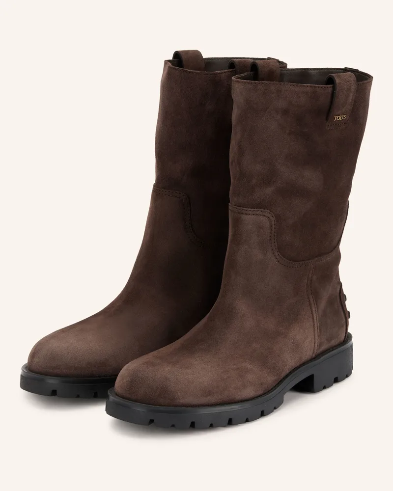 TOD'S Boots braun Dunkelbraun