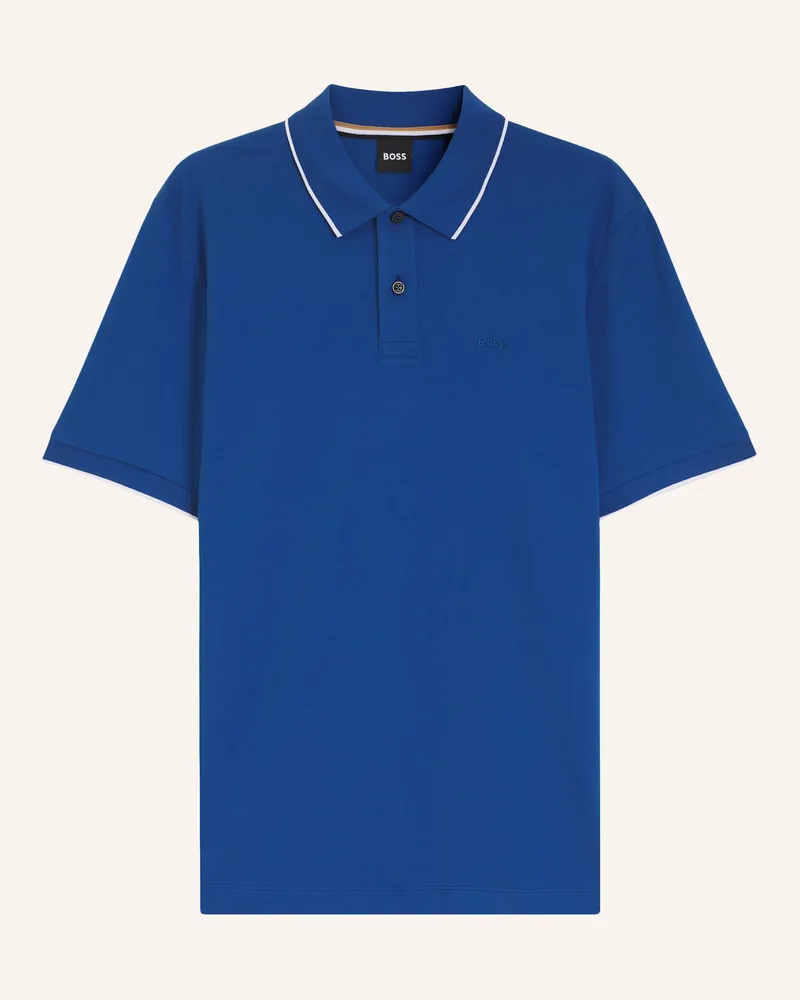 HUGO BOSS Poloshirt Parlay 250_In Regular Fit blau Blau
