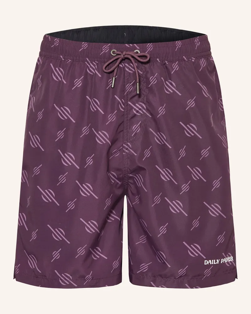 Daily Paper Badeshorts Lila