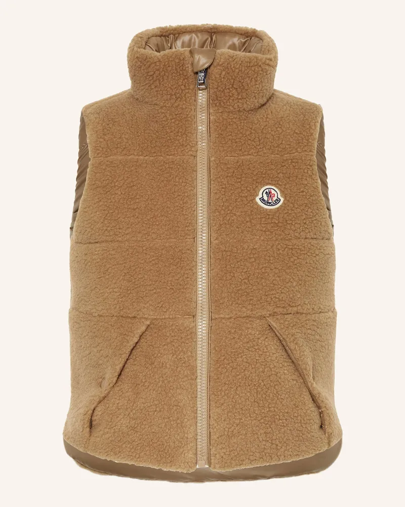Moncler Daunenweste COLBRICON zum Wenden Beige