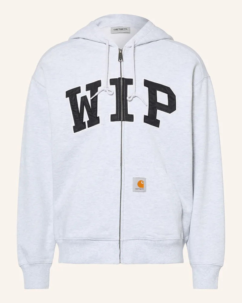 Carhartt WIP Sweatjacke grau Hellgrau