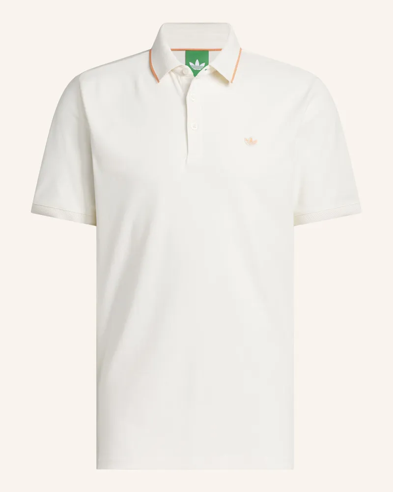 adidas Piqué-Poloshirt weiss Weiss
