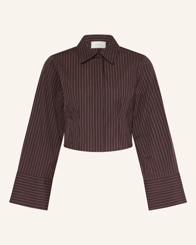 Neo Noir Hemdbluse Frost braun Dunkelbraun