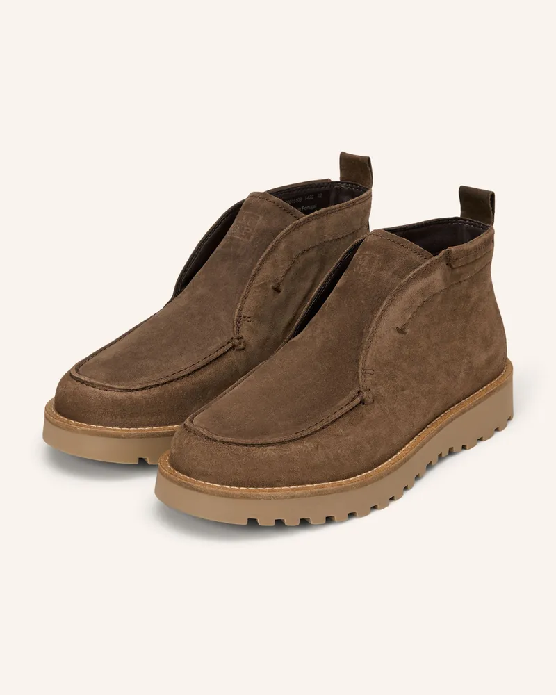 Marc O'Polo Schnürboot braun Braun