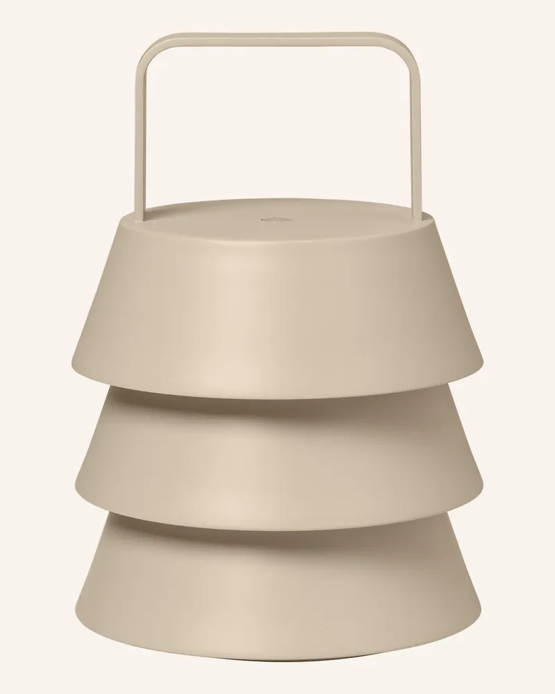 ferm LIVING Tischleuchte Luver beige Creme