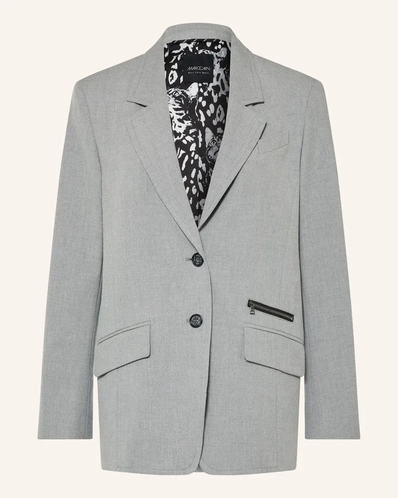 Marc Cain Blazer Mit Galonstreifen grau 820