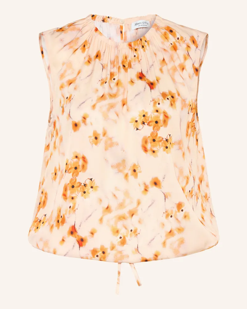 Marc O'Polo Blusentop Aus Satin orange Hellorange