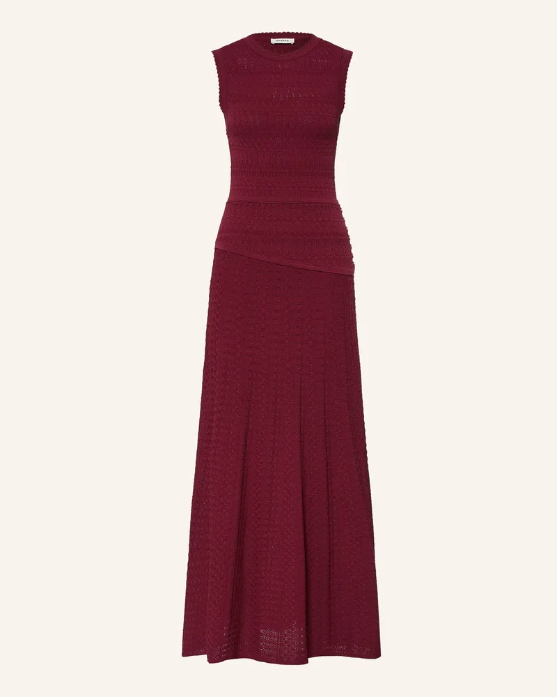 Sandro Strickkleid rot Dunkelrot