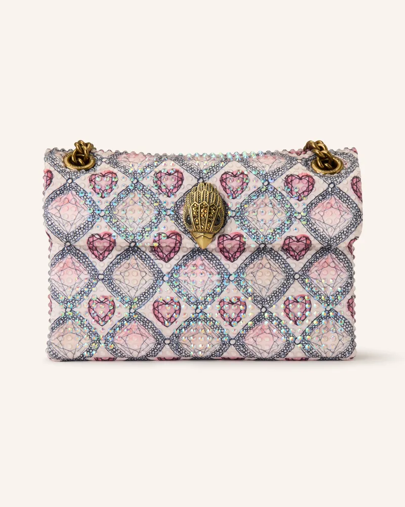 Kurt Geiger Umhängetasche Kensington Mini Mit Schmucksteinen rosa Hellrosa
