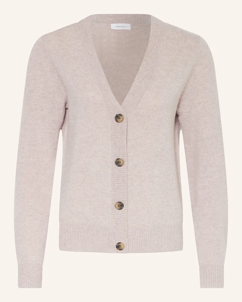 Darling Harbour Strickjacke aus Cashmere Helltaupe