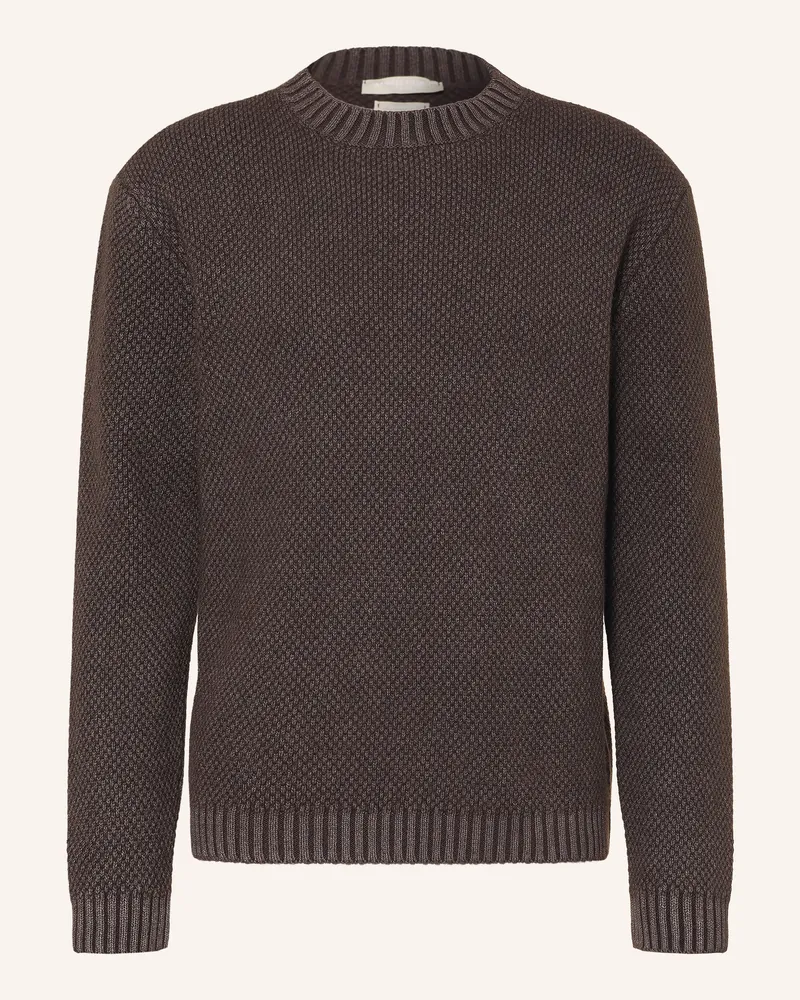 Daniele Fiesoli Cashmere-Pullover braun Dunkelbraun