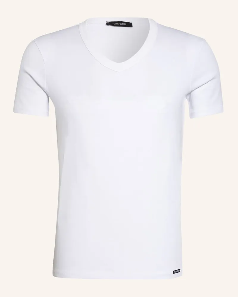 Tom Ford V-Shirt weiss 100