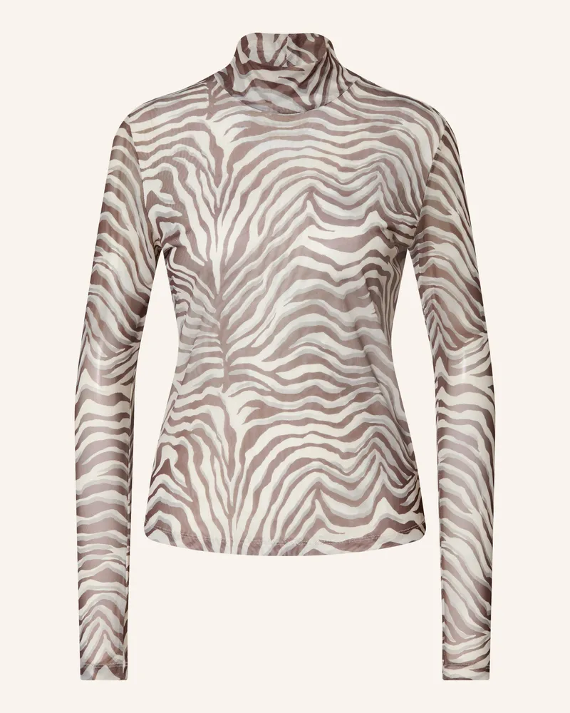 Riani Longsleeve Aus Mesh beige Taupe