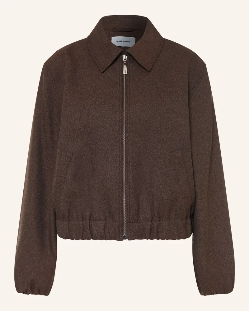 More & More Blouson braun Dunkelbraun