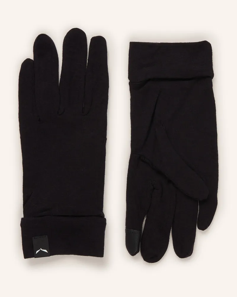 Salewa Multifunktions-Handschuhe Cristallo Mit Touchscreen-Funktion schwarz Schwarz