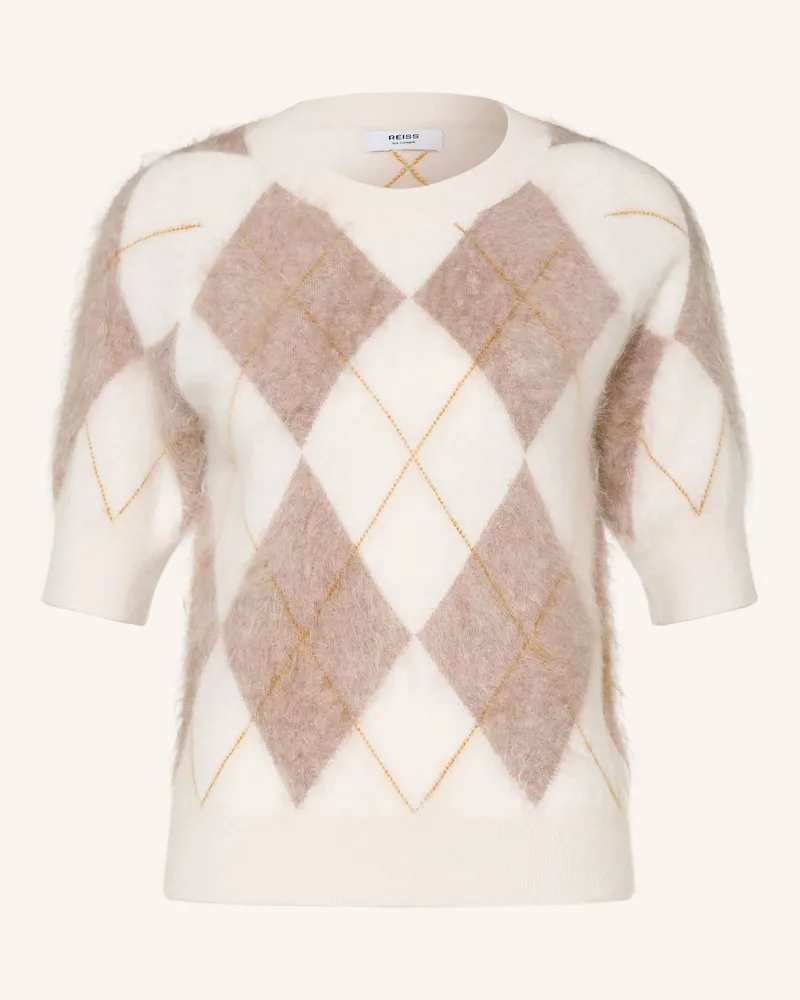 Reiss Strickshirt Aimee Aus Cashmere weiss Creme