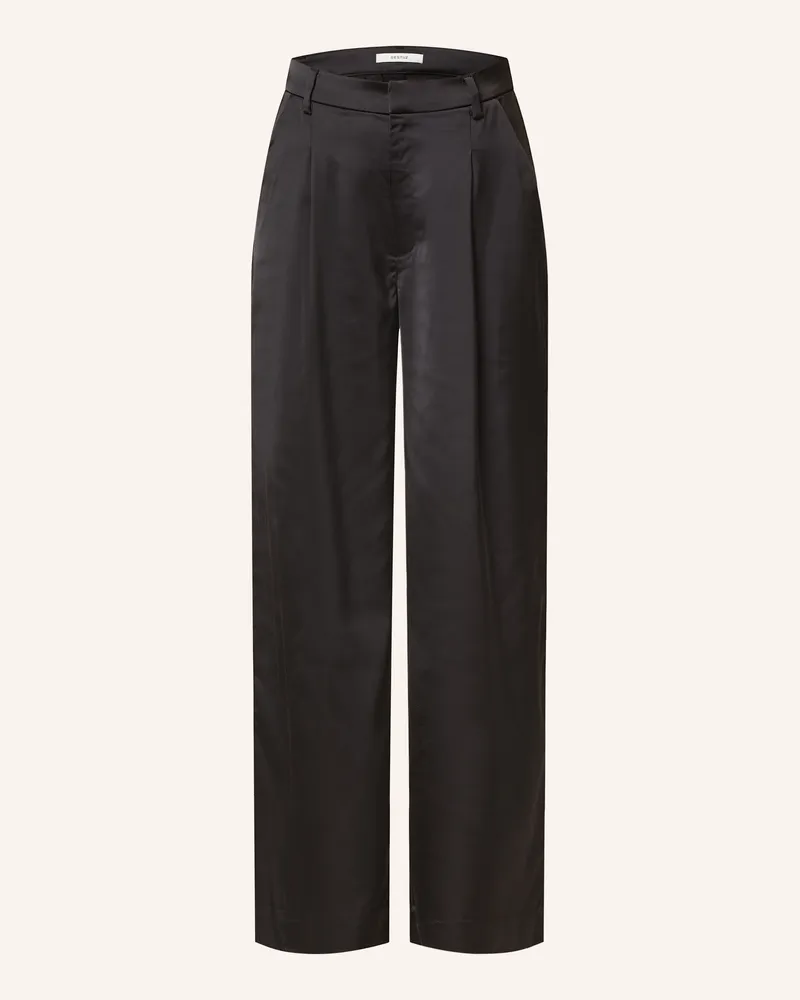 Gestuz Satinhose YACMINEGZ Schwarz