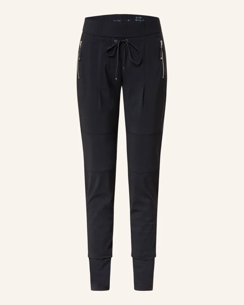 RAFFAELLO ROSSI  Hose CANDY LONG im Jogging-Stil Dunkelblau