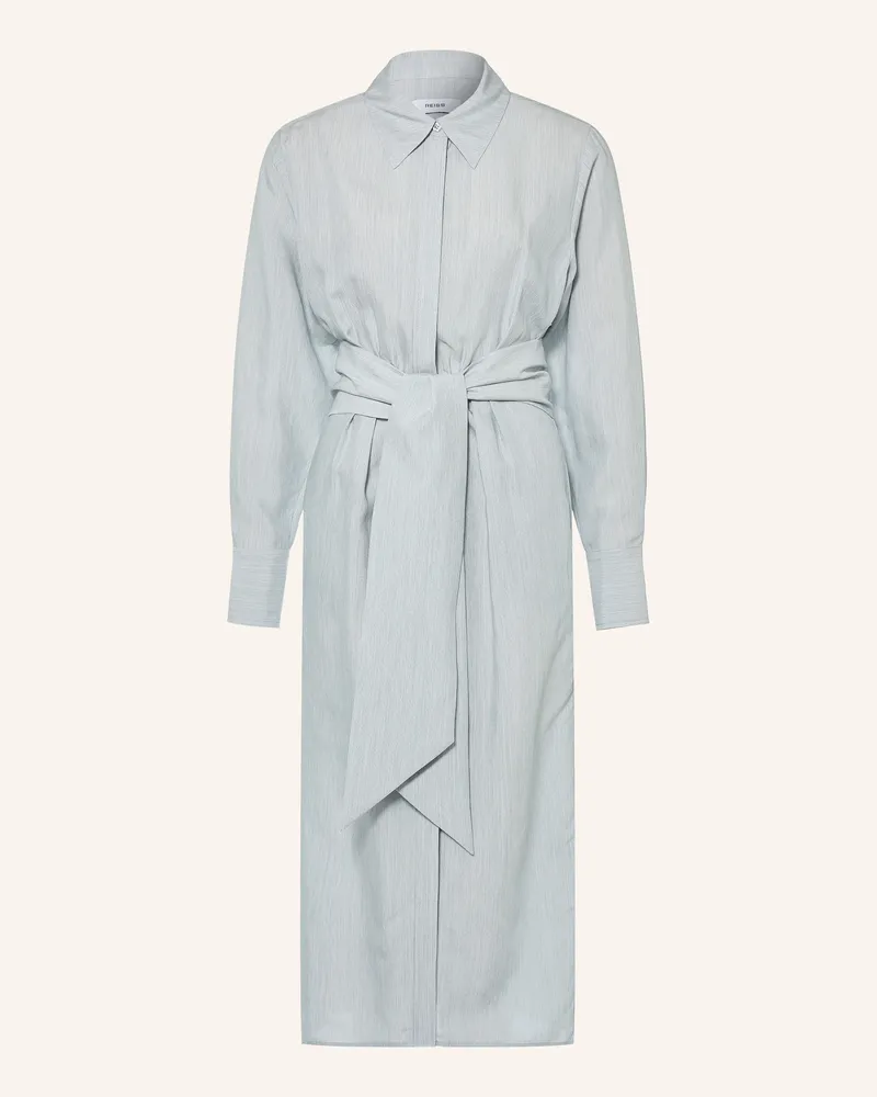Reiss Hemdblusenkleid Gianna blau Hellblau