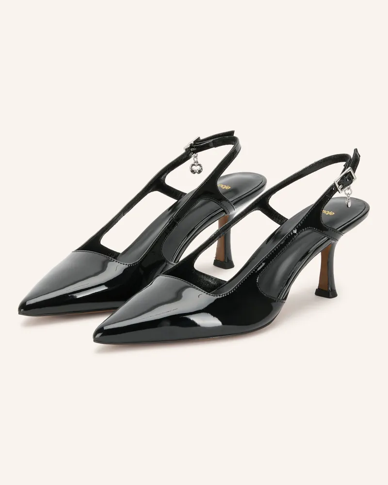 Maje Slingpumps schwarz Schwarz