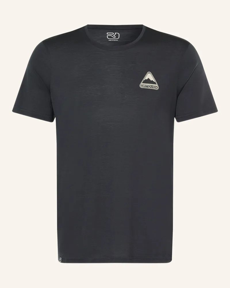 Ortovox T-Shirt 140 Cool Triangle schwarz Schwarz