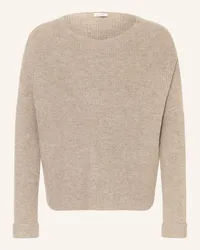 Mrs & HUGS Pullover mit Cashmere Beige