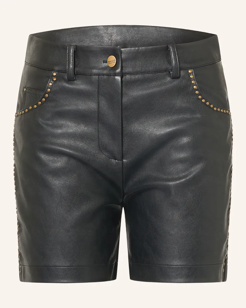 Princess goes Hollywood Shorts Mit Nieten In Lederoptik schwarz Schwarz