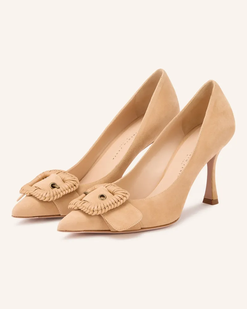 FESTA Milano Pumps Super braun Camel