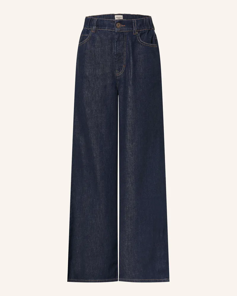 Max Mara Wide Leg Jeans Zattera blau 001