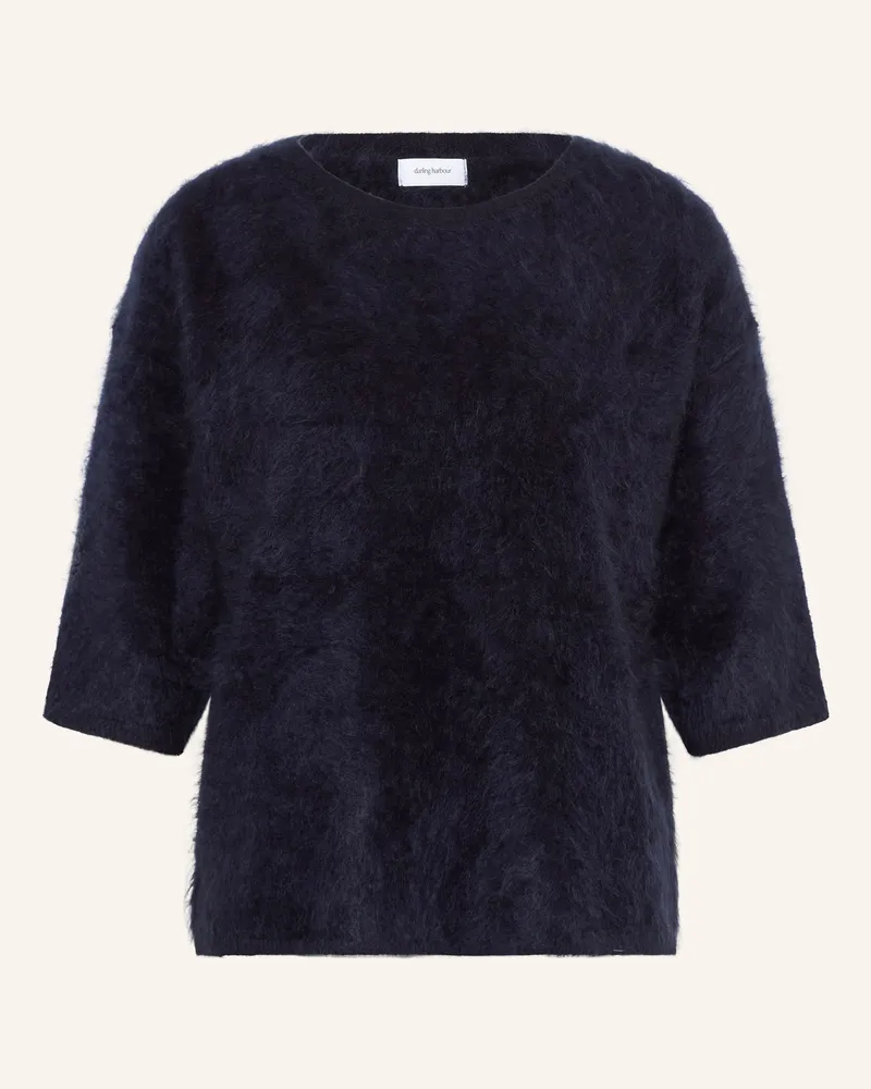 Darling Harbour Cashmere-Pullover mit 3/4-Arm Navy