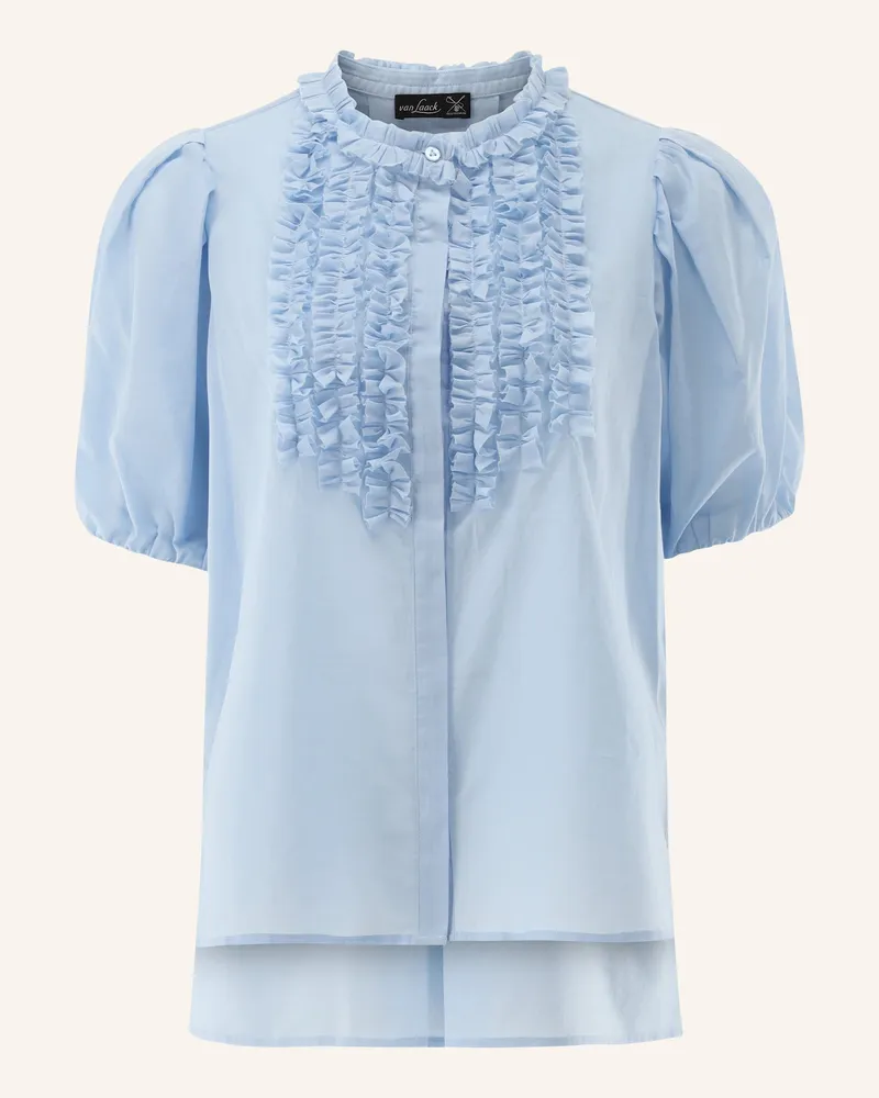 van Laack Bluse Modern Fit Hellblau