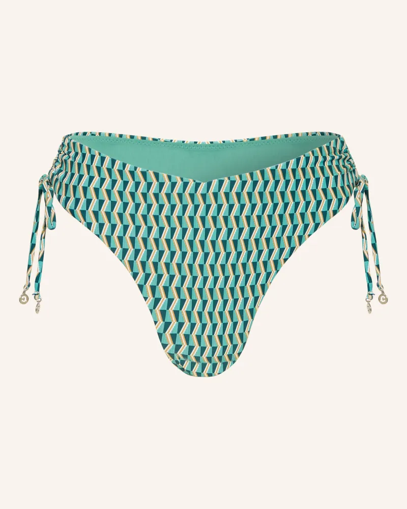 Cyell Basic-Bikini-Hose Groovy Graphic gruen Grün