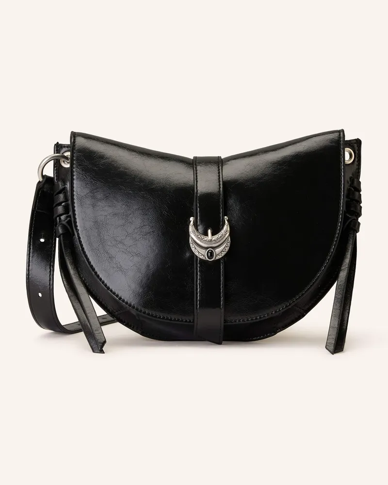 ba&sh Schultertasche Schwarz