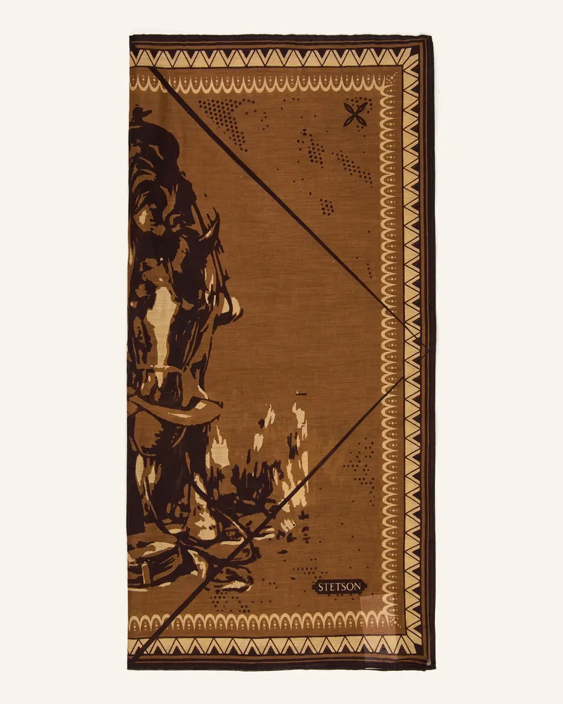 Stetson Tuch Last Drop braun Braun