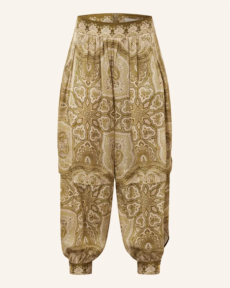 Zimmermann Seidenhose Luna gruen Oliv