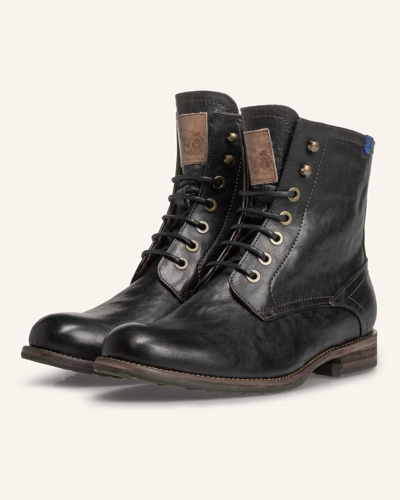 Floris van Bommel Stiefel Ferri 01 schwarz Schwarz