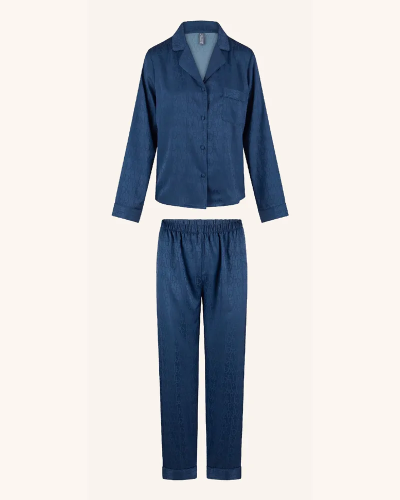 LingaDore Nachtwäsche Set Dunkelblau