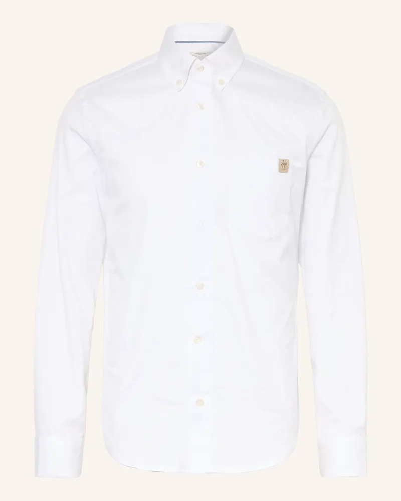 Jacob Cohën Hemd Slim Fit weiss Weiss