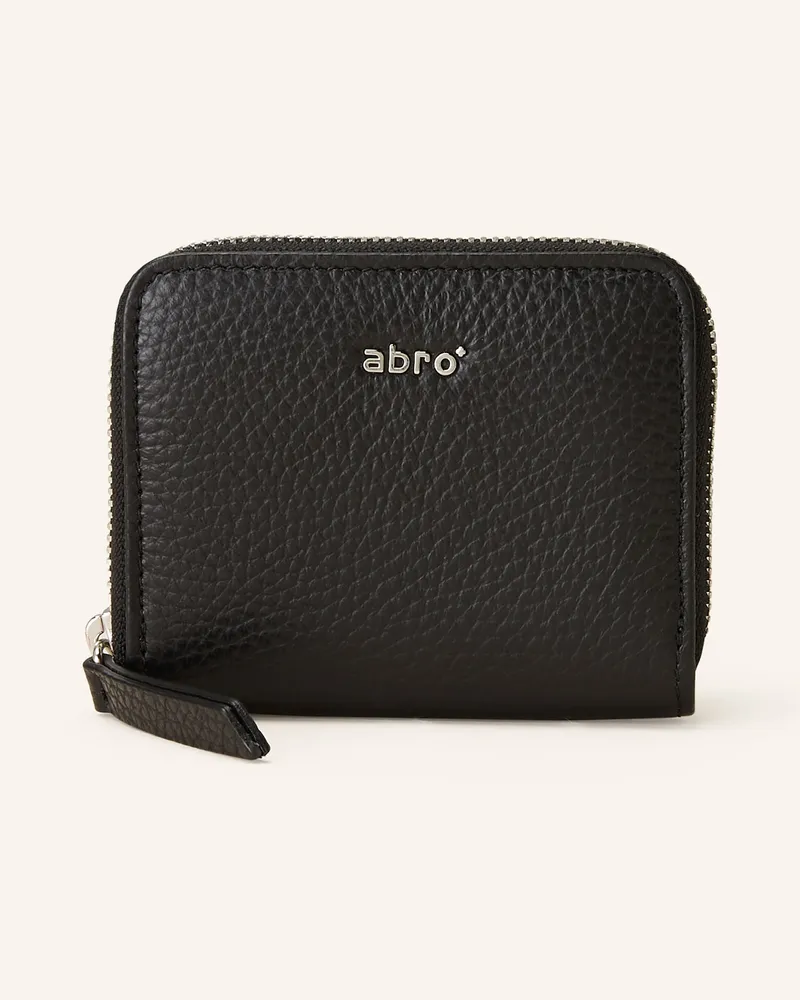 Abro Geldbörse schwarz Schwarz