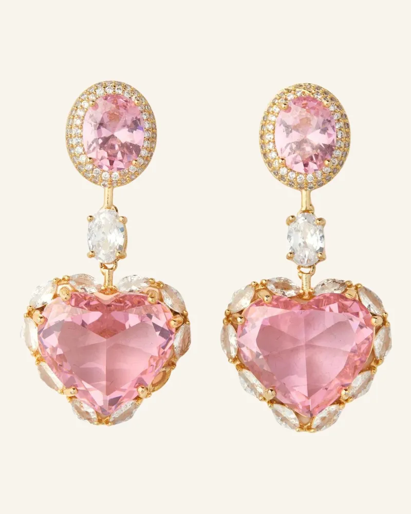 CRYSTAL HAZE Ohrhänger CINDERELLA EARRINGS by GLAMBOU Gold