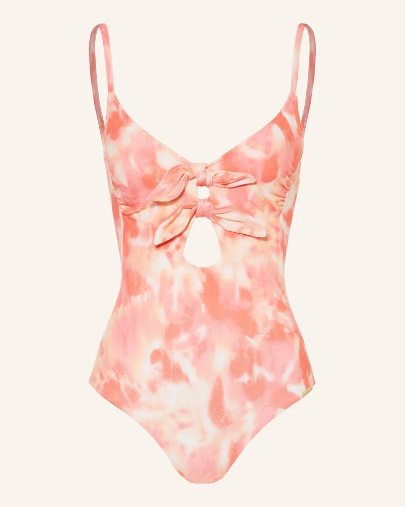 watercult Badeanzug Sunhaze Dreams Mit Cut-Out pink Hellrot
