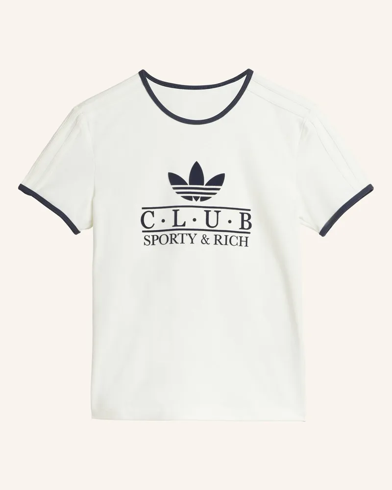 adidas SPORTY & RICH T-SHIRT Weiss