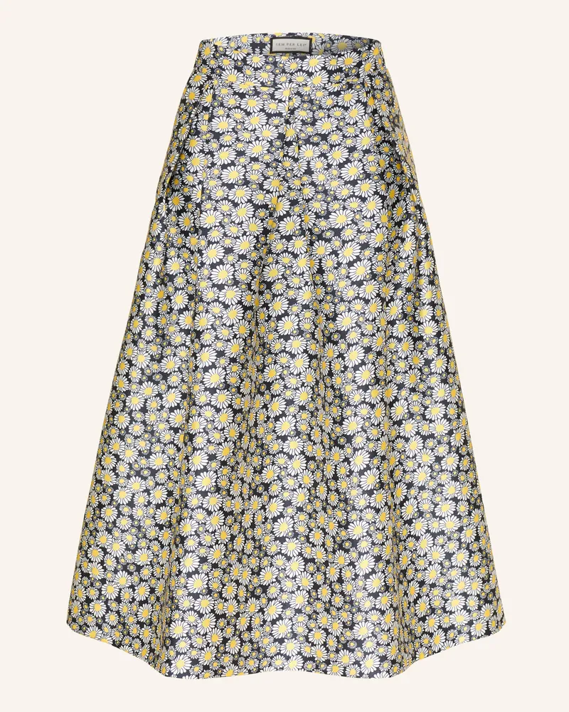 SEM PER LEI Faltenrock Schwarz