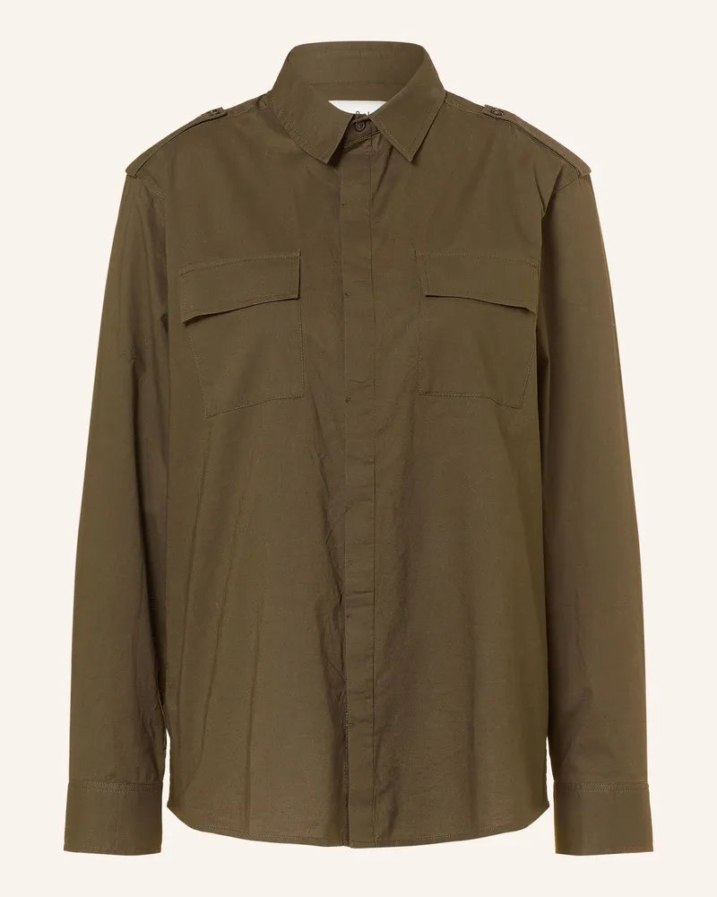 ba&sh Hemdbluse Palani gruen Khaki