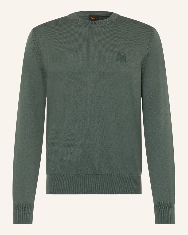 HUGO BOSS Pullover Kanovano gruen Petrol